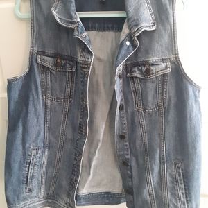 Chaps denim vest